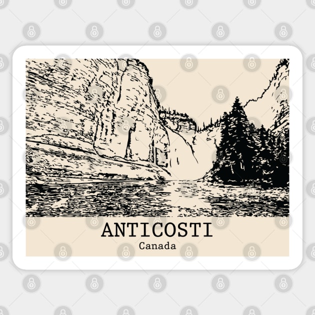 Anticosti - Canada Sticker by Lakeric
